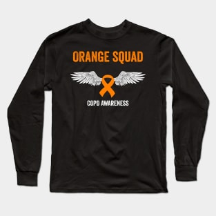 Chronic obstructive pulmonary disease - COPD awareness month - Orange squad Long Sleeve T-Shirt